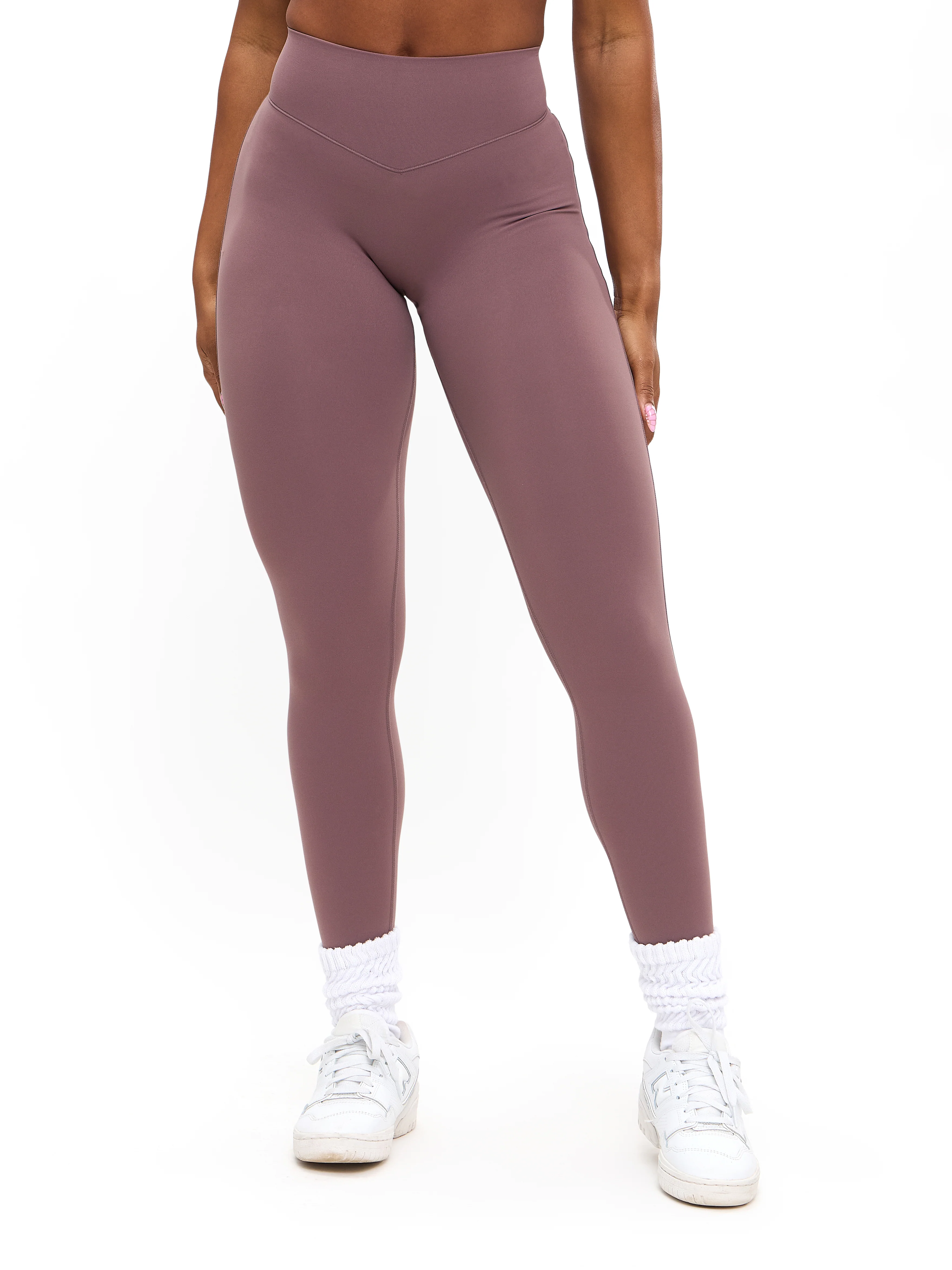 Aggressive Scrunch Legging - Mocha Berry - Image 4
