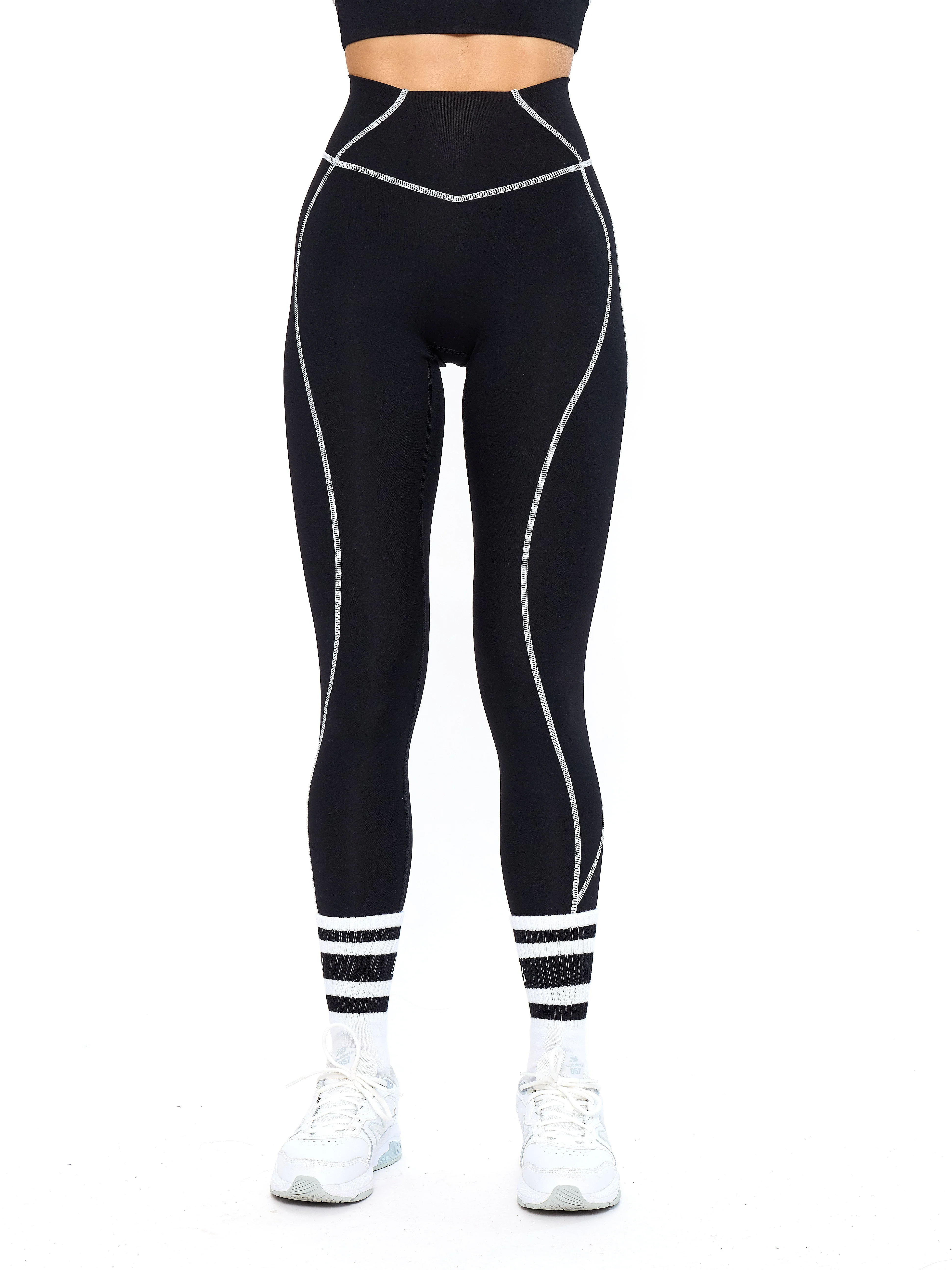 Airbrush Hourglass Legging - Onyx Black - Image 3