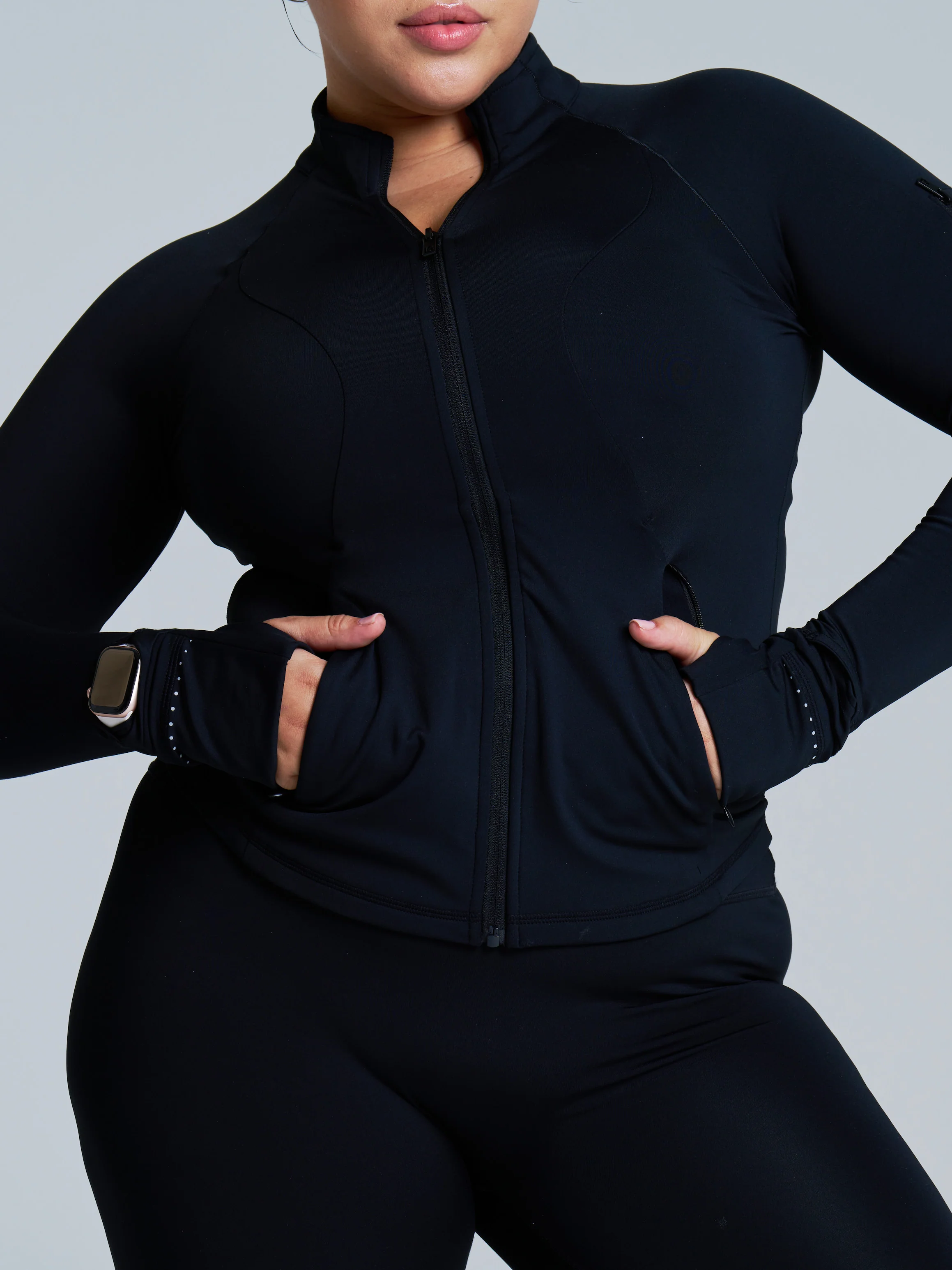Colorado Fleece Zip Jacket - Onyx Black - Image 2