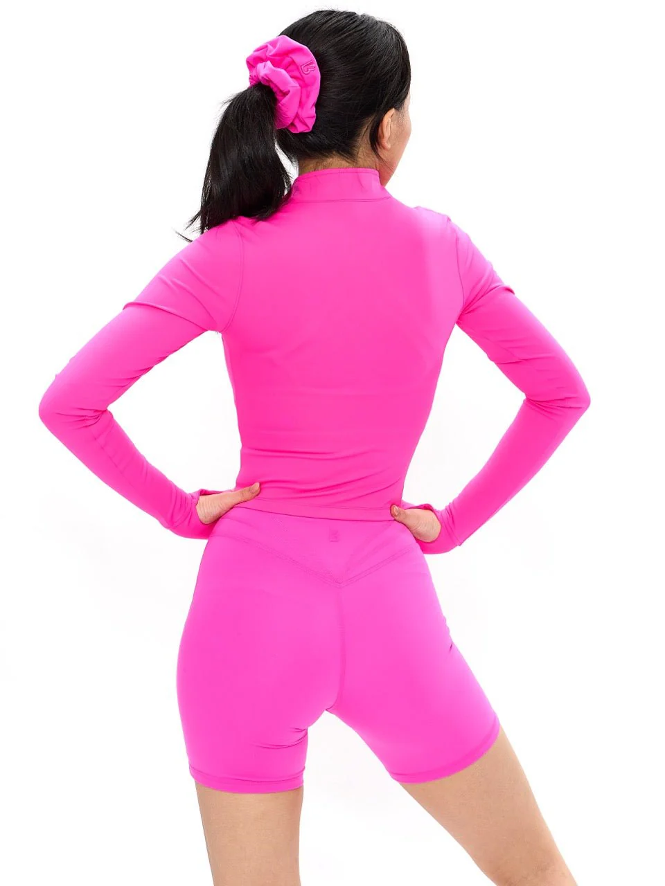Crop Phantom Jacket - Hibiscus - Image 9