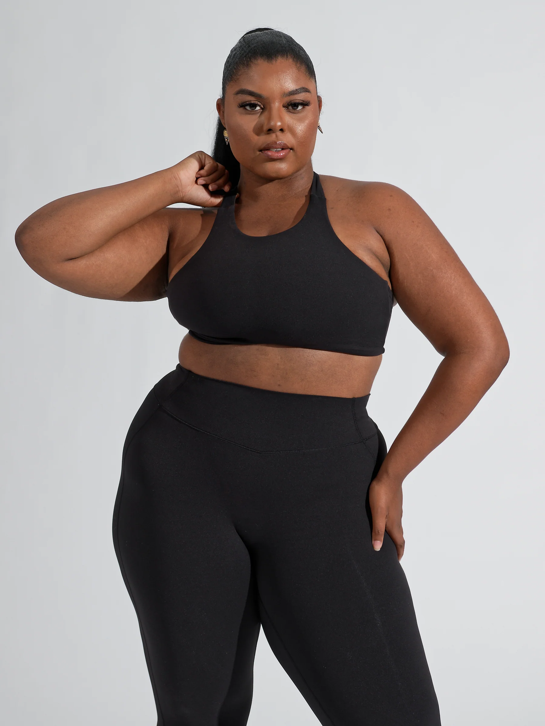 Curve Sports Bra - Onyx Black - Image 9