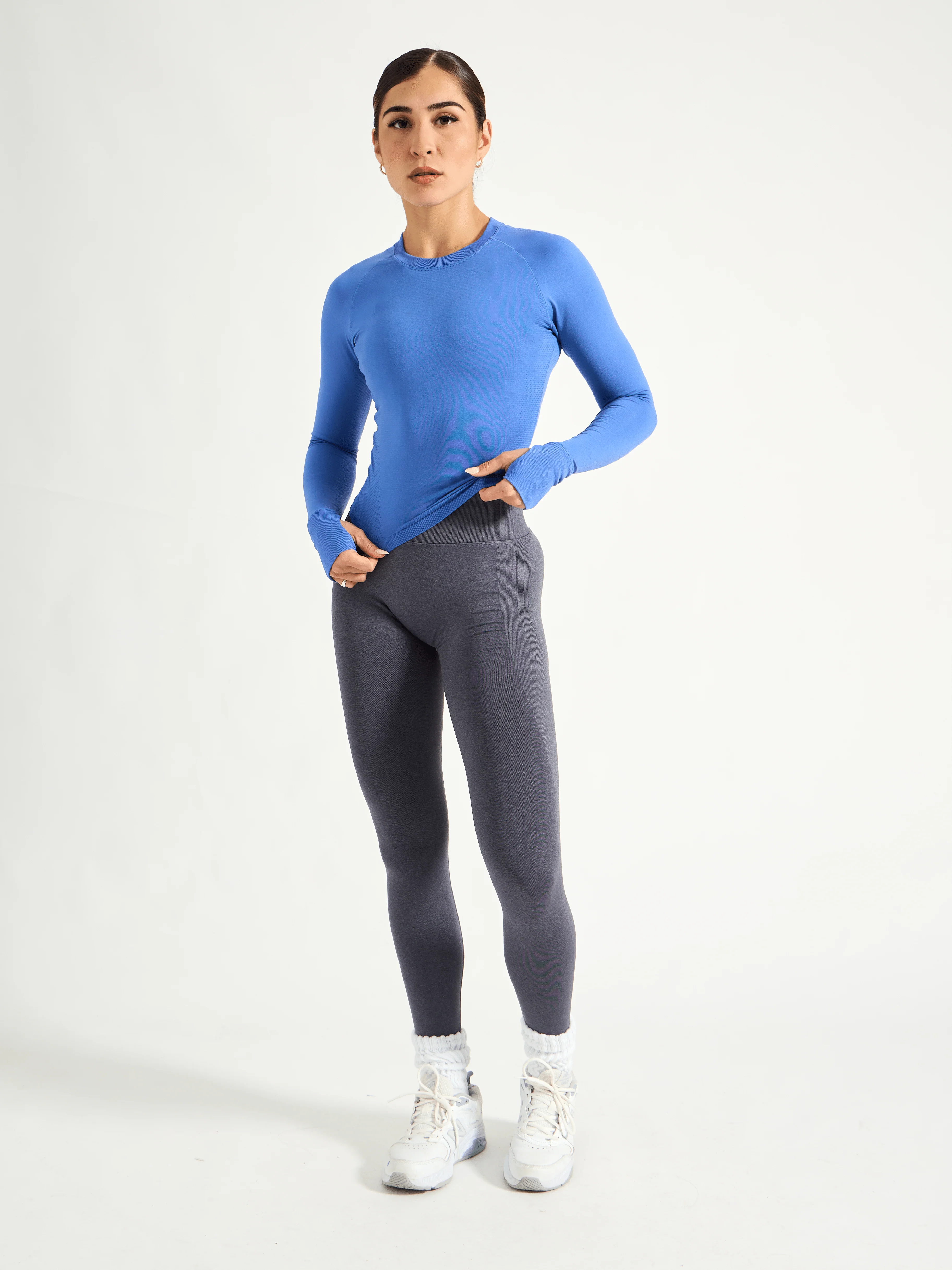 Miracle Seamless Legging - Blue Steel - Image 5