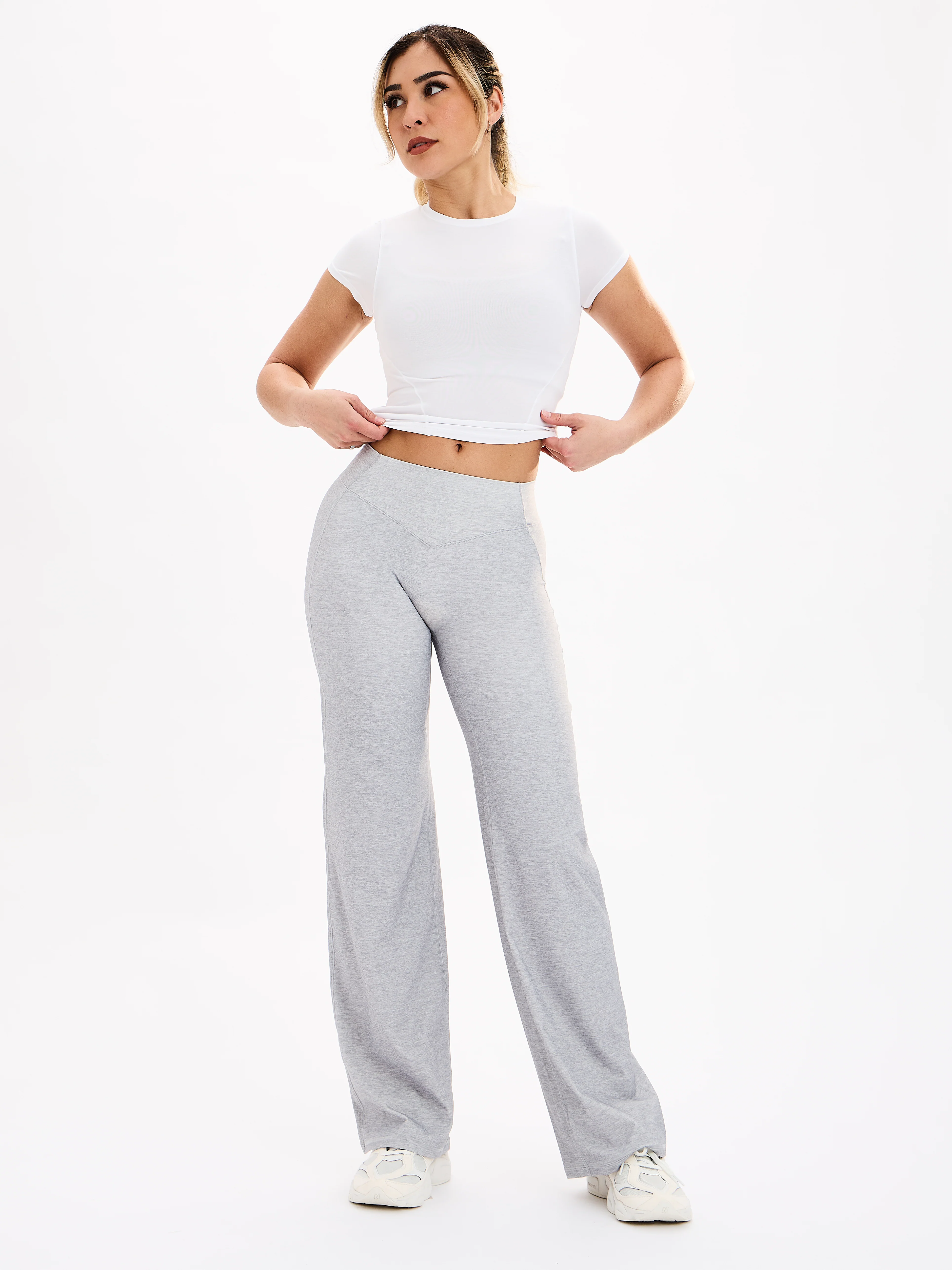 Poshknit Straight Leg Pant - Platinum - Image 4