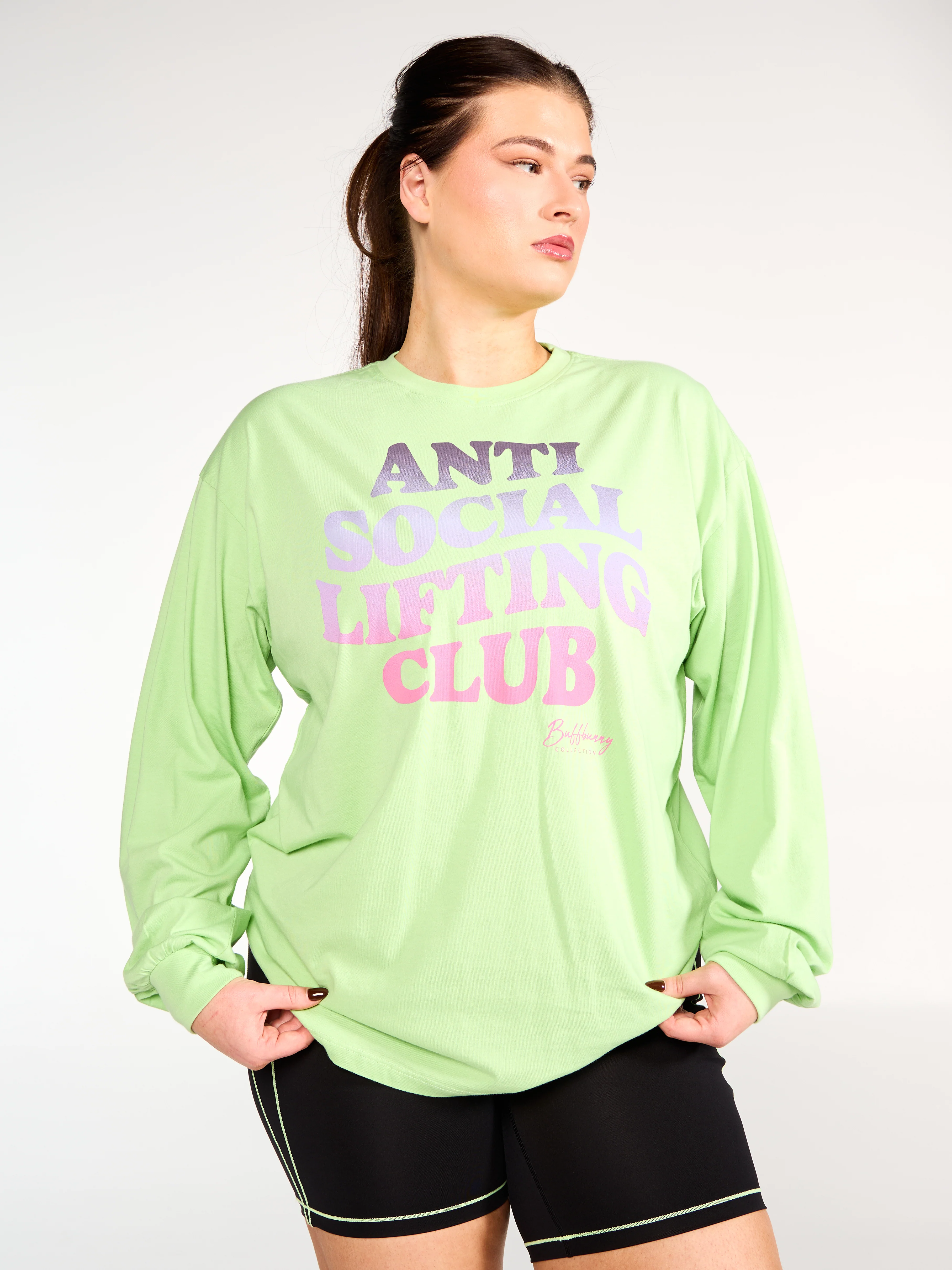 Social LS Tee - Lima Bean - Image 5