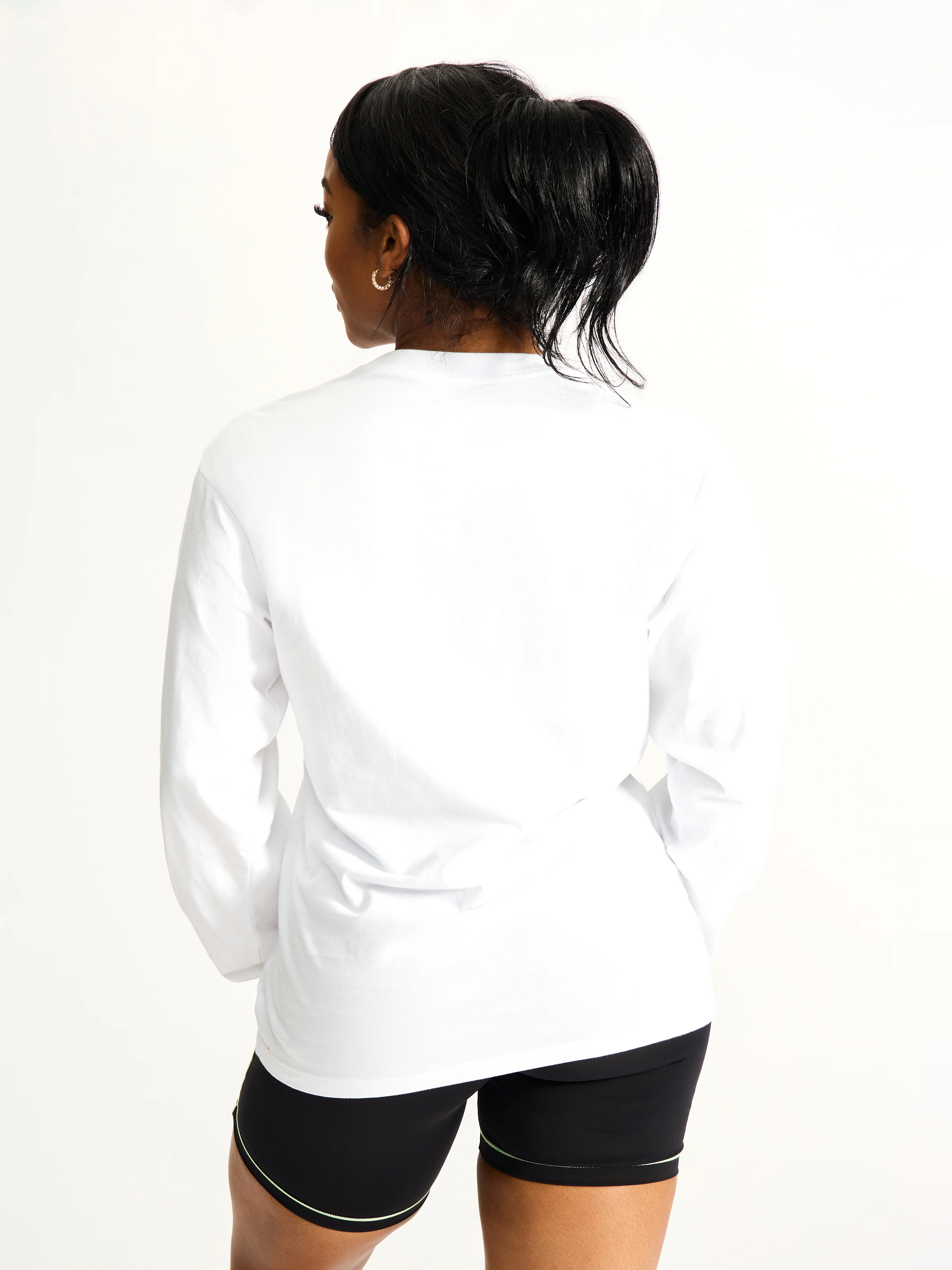 Social LS Tee - White - Image 3