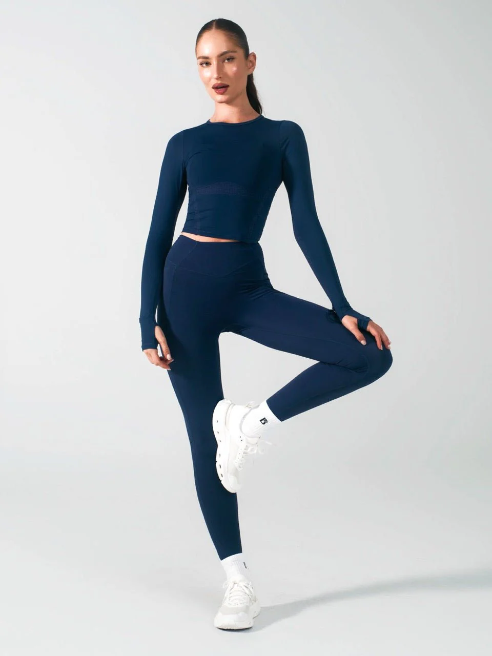 Storm Waist Top - Baked Blue