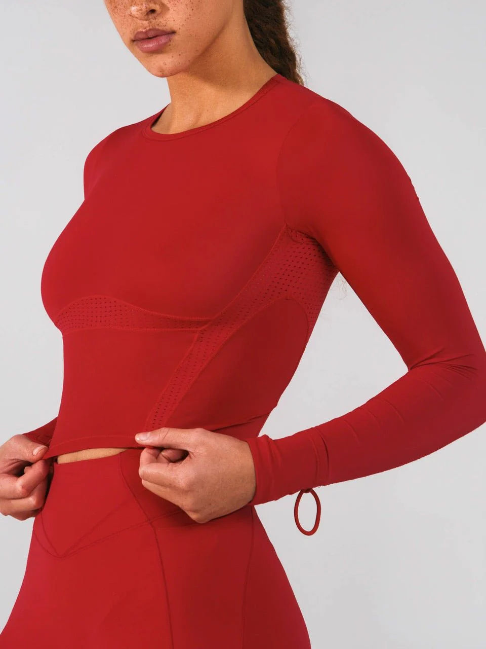 *PREORDER* Storm Waist Top - Lipstick Red