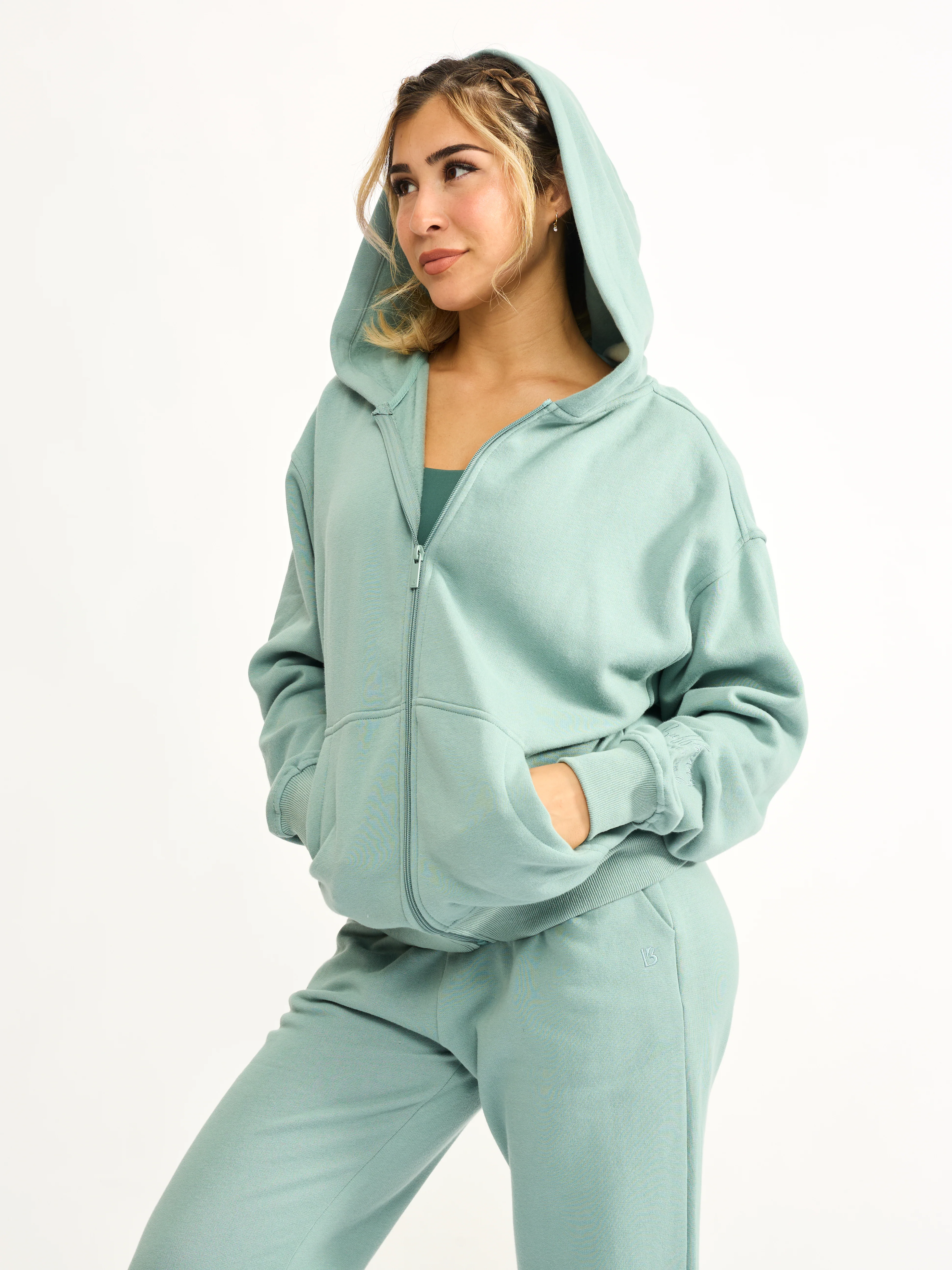 Threads Zip Hoodie - Garden Party - Image 4